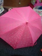Kinder paraplu roze met hartjes izgs, Ophalen of Verzenden, Roze, Zo goed als nieuw
