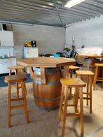 Sta tafel met 4 bar krukken, Ophalen, Zo goed als nieuw