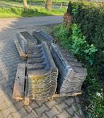 Asbestvrije scharniernok eternit SVK golfplaten nokstukken, Ophalen, Gebruikt, Zwart, 15 m² of meer