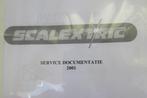 SCALEXTRIC service documentatie uit 2001, Overige merken, Ophalen of Verzenden, Zo goed als nieuw, Onderdelen