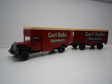 Wiking Mercedes L2500 verhuis combinatie Carl Balke beschikbaar voor biedingen