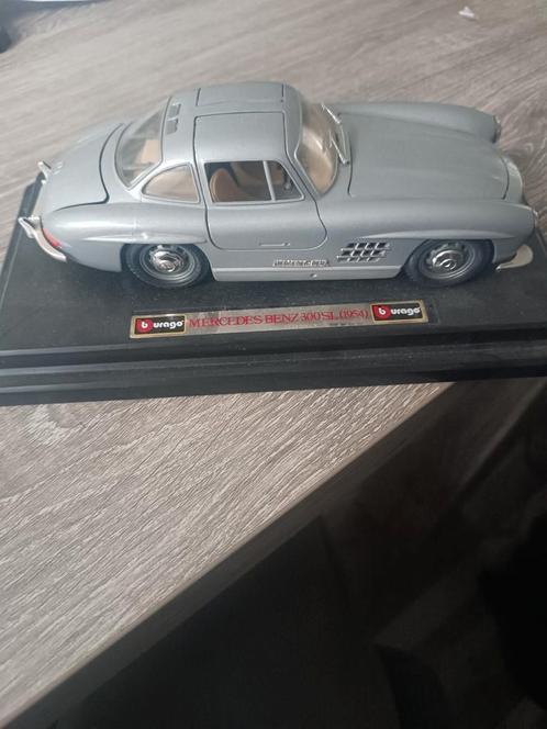 Bburago Mercedes Benz 300SL (1954) Modelauto 1:24, Hobby en Vrije tijd, Modelauto's | 1:18, Zo goed als nieuw, Auto, Bburago, Ophalen of Verzenden
