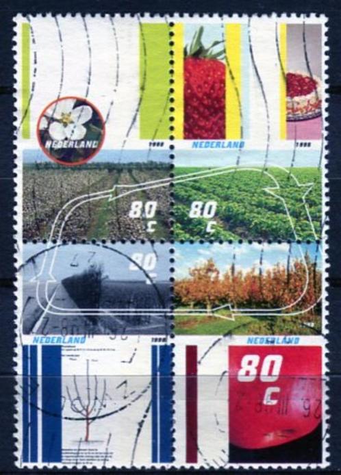 Nederland, 'Vier jaargetijden', 1998, echt gelopen., Postzegels en Munten, Postzegels | Nederland, Gestempeld, Na 1940, Verzenden
