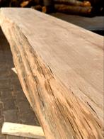 Mooi bewerkt eiken boomstam blad alle gewenste maten, Doe-het-zelf en Verbouw, Hout en Planken, Verzenden, Eiken, Zo goed als nieuw