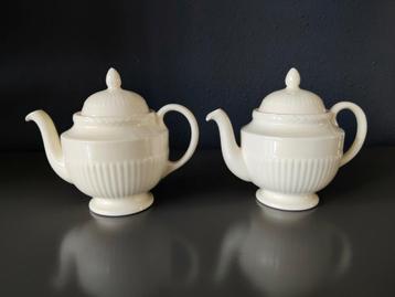 Wedgwood Edme, 1 persoons theepotjes 0,4 ltr. Nieuwstaat. beschikbaar voor biedingen
