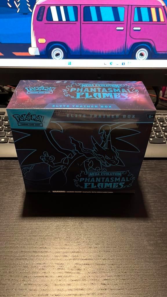 Pokemon Phantasmal Flames ETB Sealed, Hobby en Vrije tijd, Verzamelkaartspellen | Pokémon, Nieuw, Booster, Foil, Ophalen of Verzenden