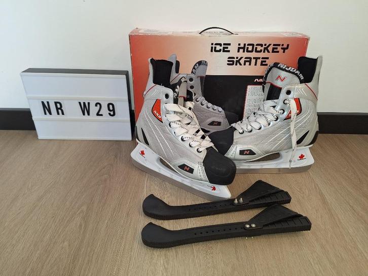 NIJDAM ijshockeyschaatsen maat 43 ZO GOED ALS NIEUW, Sport en Fitness, IJshockey, Zo goed als nieuw, Schaatsen, Ophalen of Verzenden