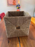 2x IKEA KNIPSA Mand Zeegras - KALLAX, Ophalen, Mand, Vierkant, Zo goed als nieuw