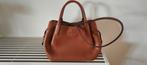 Leren tas, cognac kleurig, Sieraden, Tassen en Uiterlijk, Ophalen of Verzenden, Zo goed als nieuw, Handtas