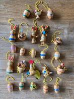 23x Paashangers houten pasen hout hanger paasdecoratie, Diversen, Ophalen of Verzenden, Zo goed als nieuw