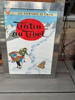 Groot schilderij Kuifje tin tin au TIBET Met prachtige rvs l, Verzamelen, Stripfiguren, Ophalen, Kuifje, Zo goed als nieuw, Overige typen