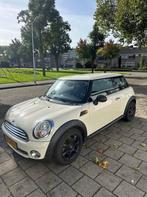 Mini Cooper One 1.4i  2009 Créme wit , Cruise, Voorwielaandrijving, Stof, Zwart, 4 stoelen