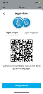 Ah glazenzegels, Eén persoon, Kortingsbon