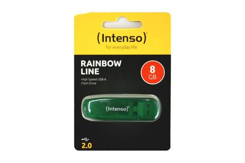 Intenso Rainbow Line 8GB usb stick, Computers en Software, USB Sticks, Nieuw, 8 GB, Ophalen of Verzenden