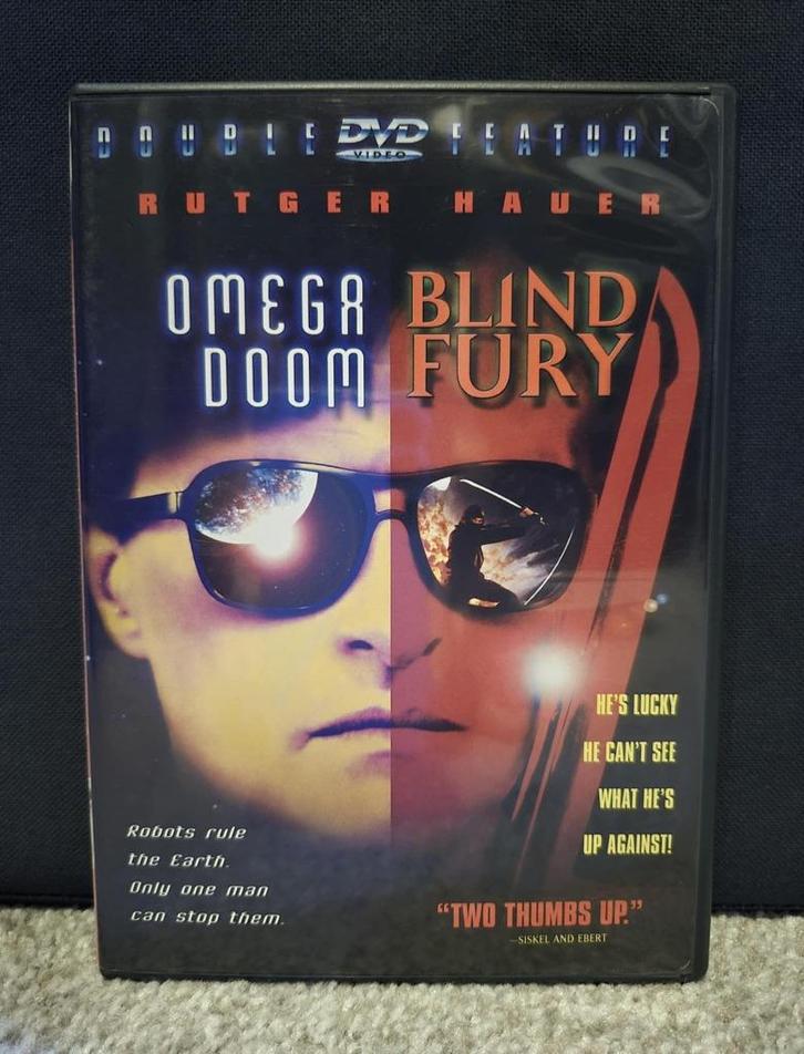Omega Doom / Blind Fury (rutger hauer / 1989-1997), Cd's en Dvd's, Dvd's | Actie, Zo goed als nieuw, Actie, Vanaf 12 jaar, Ophalen of Verzenden