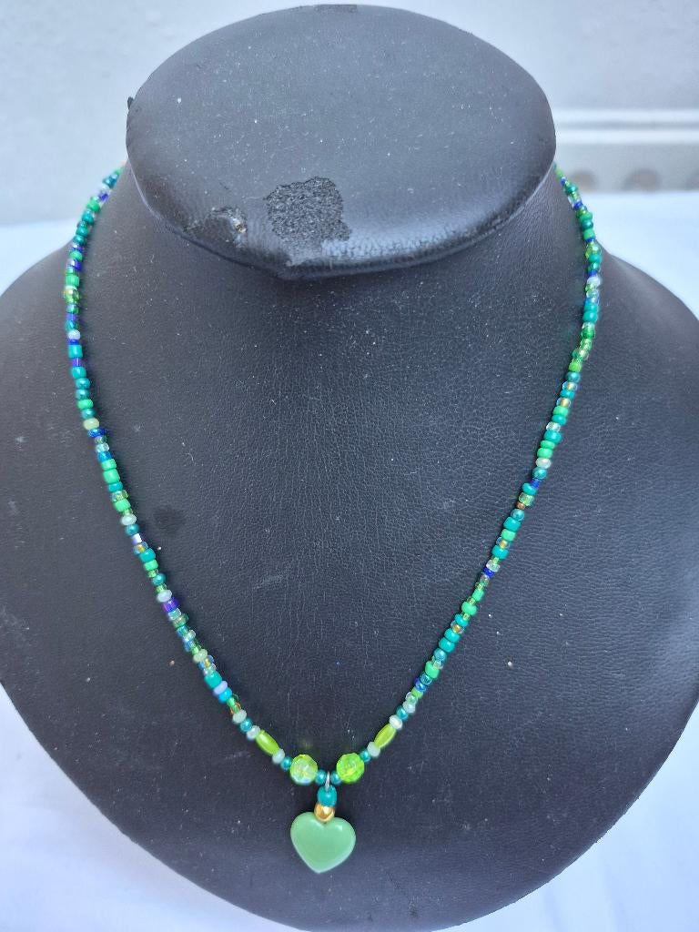 Ketting, Sieraden, Tassen en Uiterlijk, Kettingen, Verzenden, Nieuw, Blauw, Overige materialen