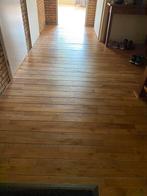Eiken massief houten vloer merk jungker, Doe-het-zelf en Verbouw, Vloerdelen en Plavuizen, Gebruikt, 10 m² of meer, 10 tot 30 cm