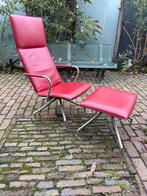Arco Lay Down fauteuil met voetenbank hocker, Huis en Inrichting, Fauteuils, Ophalen, 75 tot 100 cm, Dutch Design Vintage klassiek industrieel chique