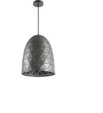 Nieuw Hanglamp Evy - grijs met diameter 30 cm, Huis en Inrichting, Lampen | Hanglampen, Ophalen, Nieuw, Metaal, Minder dan 50 cm