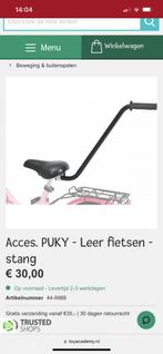 Puky leer fietsen stang duwstang fietstrainer NIEUW, Nieuw, Ophalen of Verzenden