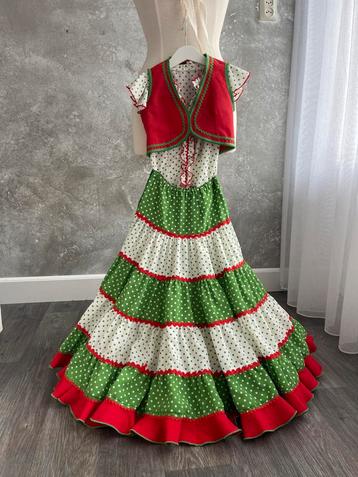 Vintage set meisje 5-7 jaar maat 110-120 beschikbaar voor biedingen