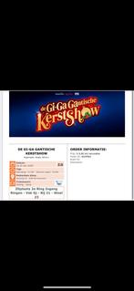 Tickets voor de gi-ga gantische  kerstshow, Twee personen