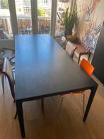Ethnicraft eettafel 240cm zwart, Ophalen, Gebruikt, 200 cm of meer, Vijf personen of meer