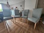 4 Eetkamerstoelen - de bommel meubelen, Huis en Inrichting, Stoelen, Ophalen, Hout, Overige kleuren, Zo goed als nieuw