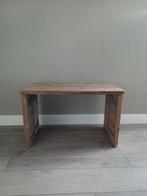 Bankje van steigerhout, Huis en Inrichting, Ophalen, Gebruikt, Rechthoekig, 125 cm of meer