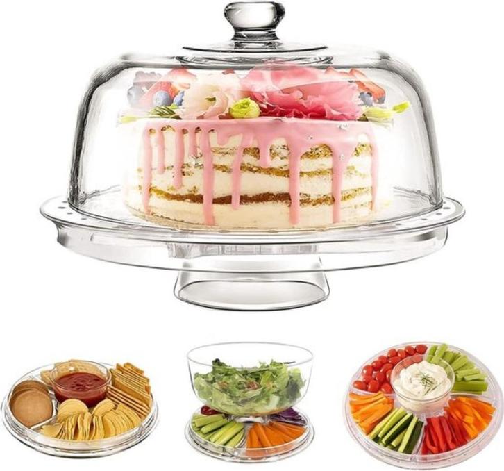 Excellent Houseware | Serveerschaal (6-in-1) van €23 voor €4, Huis en Inrichting, Keuken | Keukenbenodigdheden, Nieuw, Ophalen of Verzenden