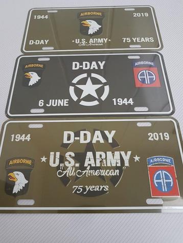 D-Day Nummerplaten - 75 years