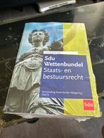 Sdu Wettenbundel 2024-2025 - Nieuw!, Boeken, Studieboeken en Cursussen, Ophalen of Verzenden, Gamma, Nieuw, WO