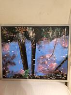 Schilderij: Boslandschap met Bloesem, Antiek en Kunst, Ophalen