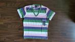 G-star Raw t-shirt gestreept wit/roze/groen/paars, G-Star Raw, Overige kleuren, Ophalen of Verzenden, Zo goed als nieuw