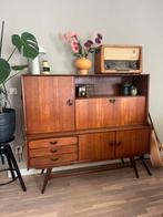 Louis van Teeffelen wandkast mid century ‘60 vintage, Ophalen, Gebruikt, 100 tot 150 cm, Minder dan 150 cm