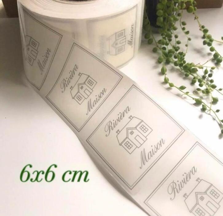 Riviera Maison logo stickers, Diversen, Papierwaren, Nieuw, Ophalen of Verzenden