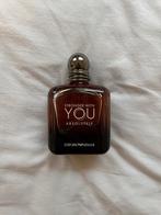 Armani Stronger With You Absolutely 100ml, Sieraden, Tassen en Uiterlijk, Uiterlijk | Parfum, Verzenden, Zo goed als nieuw