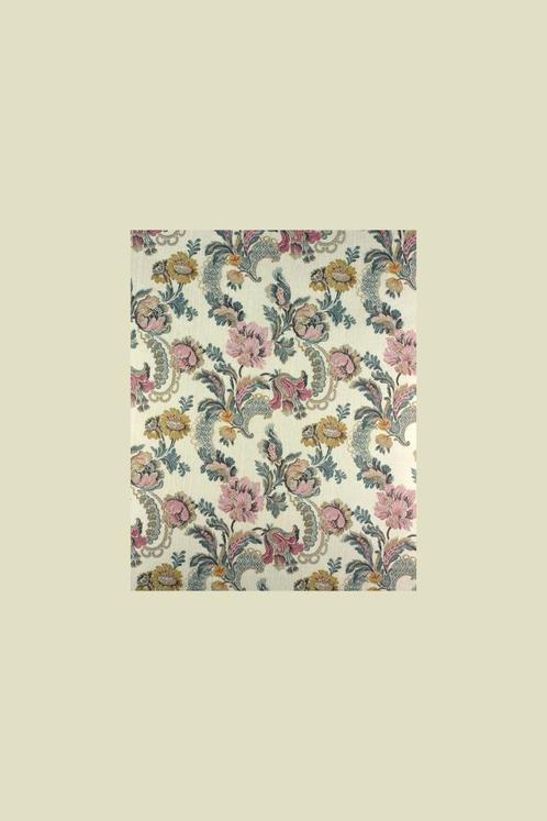 5466 Vintage bloemenbehang roze blauw  wit swiet, Huis en Inrichting, Stoffering | Behang, Blauw, Wit, Roze, Verzenden