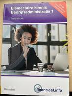 Studieboek Elementaire kennis Bedrijfsadministratie 1 Theori, Edu Actief, Ophalen of Verzenden, Zo goed als nieuw, MBO