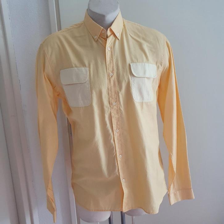 Red Collar Project flanel zacht geel xl/56 €90 nu final €26, Kleding | Heren, Overhemden, Nieuw, Halswijdte 43/44 (XL), Geel, Verzenden