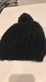 Zwarte dames muts, Ophalen of Verzenden, Zo goed als nieuw, Muts