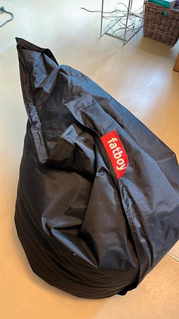 Zwarte Fatboy zitzak beschikbaar voor biedingen