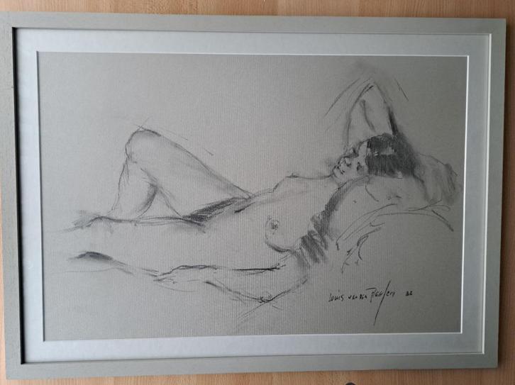 Louis van der Beesen 1938-2009 nieuwe inlijsting, Antiek en Kunst, Kunst | Schilderijen | Klassiek, Ophalen