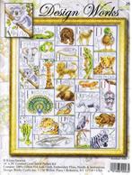 Borduurpakket Animal ABC van Design Works, Ophalen of Verzenden, Nieuw, Borduurpakket