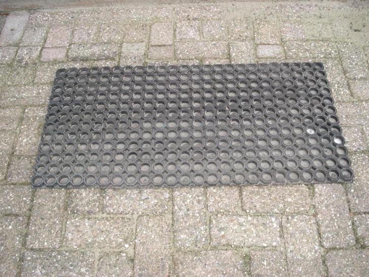ringmat  Deurmat   100 x 50 cm, Tuin en Terras, Deurmatten, Zo goed als nieuw, Rubber, Schoonloopmat, Binnen, Buiten, Ophalen of Verzenden