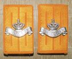 Setje Kraagstukken Garderegiment Fuseliers Prinses Irene, Ophalen of Verzenden, Landmacht, Nederland, Embleem of Badge