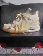 Jordan 4 retro off white beige, Kleding | Heren, Overige kleuren, Verzenden, Zo goed als nieuw, Jordan 4 x off white