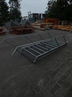 Stalen trap met gegalvaniseerde treden (HxB 225 cm x 112 cm), Ophalen, Gebruikt, Trap, 2 tot 4 meter