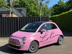Fiat 500 1.2 Lounge ROZE automaat PANO, Auto's, Fiat, Euro 5, Stof, Gebruikt, 1242 cc