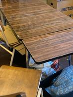 Formica tafel, uitschuifbaar, Gebruikt, 100 tot 150 cm, Vier personen, Rechthoekig